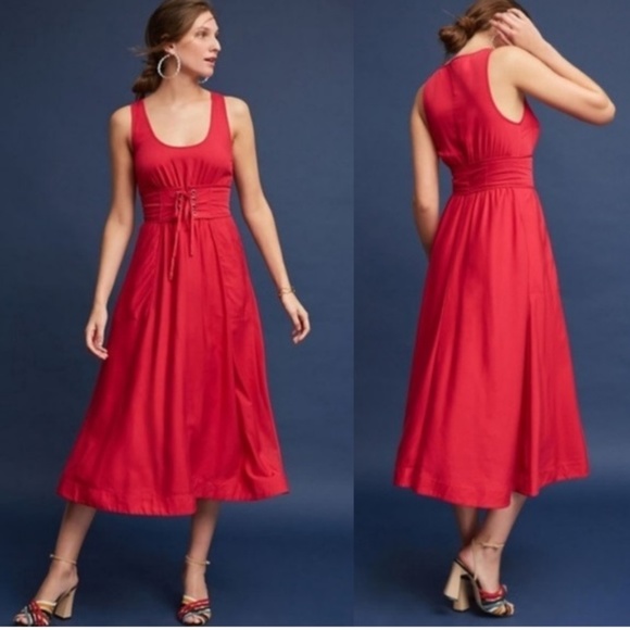 Anthropologie Dresses & Skirts - Anthropologie Corseted Midi Dress